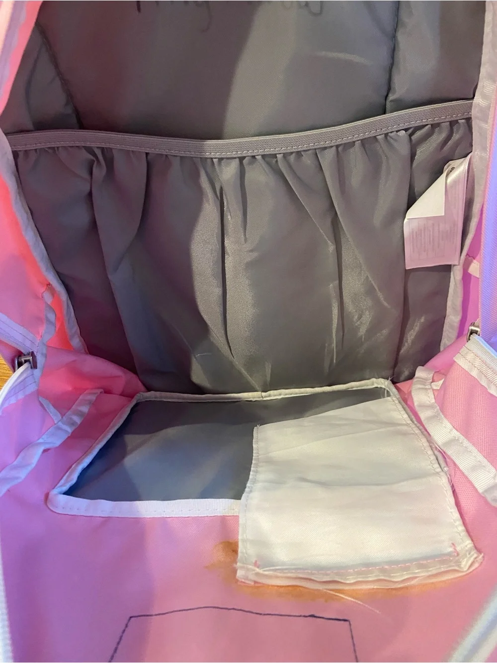 JanSport Light Pink Classic Backpack with Front Pocket